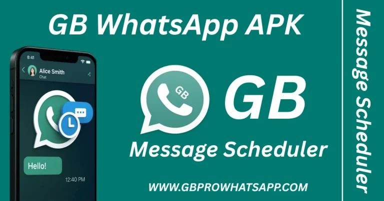 GB WhatsApp APK Message scheduler