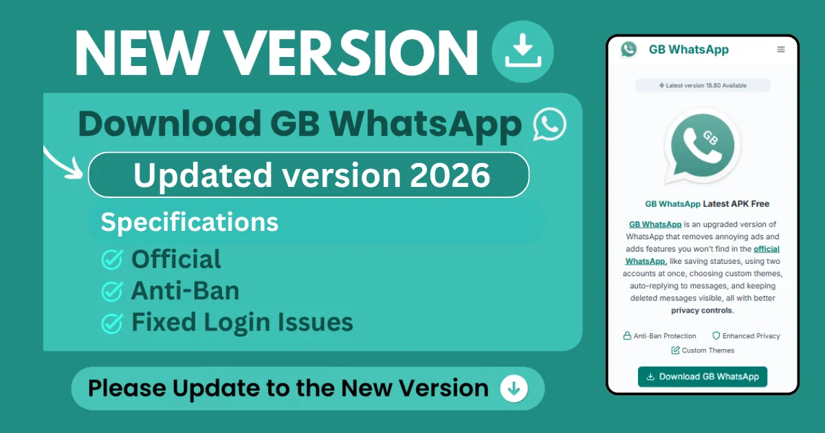 GB WhatsApp Updated version 2026