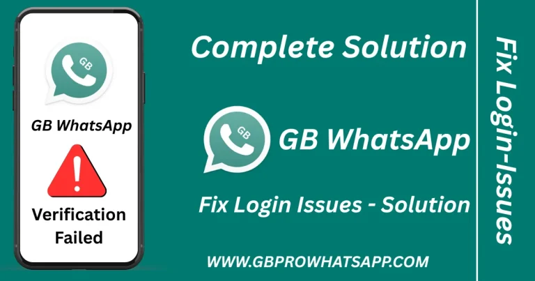 GB WhatsApp fix login issue
