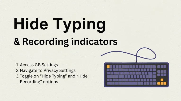 Hide Typing & Recording indicators